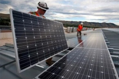 太陽光発電システムの設置